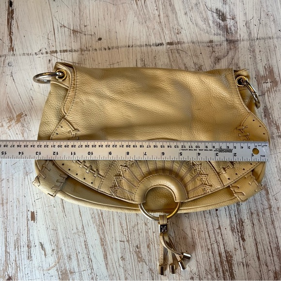 Cole Haan Collection Fold Over Pebbles Leather Purse   F06 - Picture 8 of 9